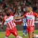 Gelor Kanga slavi gol iz penala protiv Novog Pazara