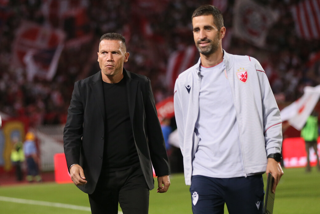 Barak Bahar sa pomoćnikom pred meč Crvena zvezda - Novi Pazar