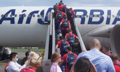 kosarkasi reprezentacije Srbije odlazak sa FIBA Svetskog prvenstva 2023, Manila 11.09.2023. godine Foto: Nebojsa Parausic Kosarka, Srbija, FIBA Svetsko prvenstvo