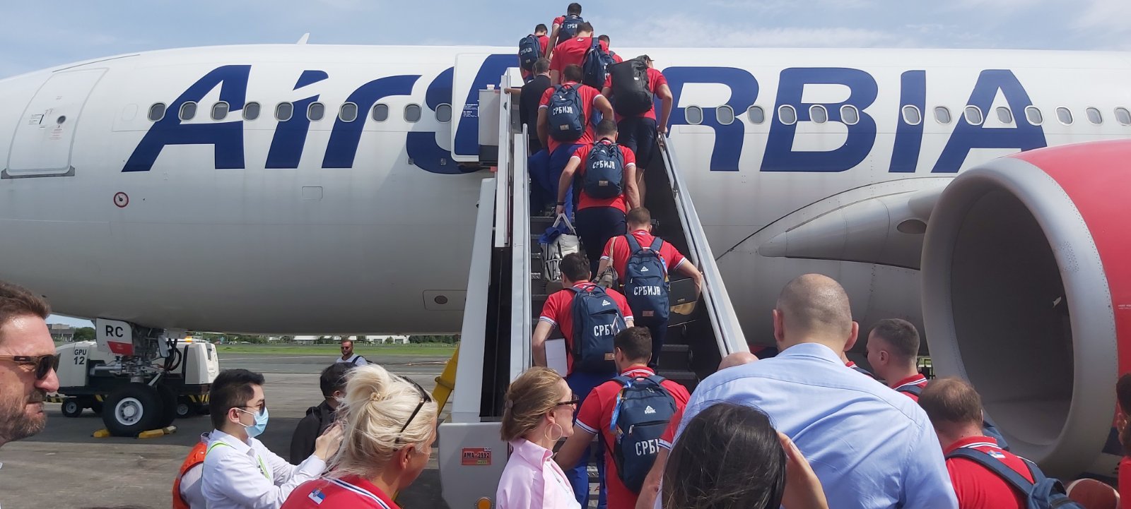 kosarkasi reprezentacije Srbije odlazak sa FIBA Svetskog prvenstva 2023, Manila 11.09.2023. godine Foto: Nebojsa Parausic Kosarka, Srbija, FIBA Svetsko prvenstvo