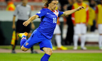 FUDBAL - LUKA MODRIC, fudbaler Hrvatska, na utakmici protiv Srbije. Beograd, 06.09.2013.
