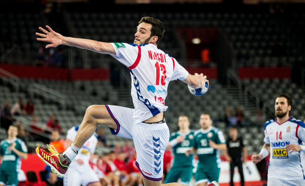 PETAR NENADIC rukometas reprezentacije Srbije na utakmici EHF Evropskog prvenstva protiv Belorusije u hali Zagreb arena, Zagreb 24.01.2018. godine Foto: MN PRESS Rukomet, Srbija, Belorusija, EHF Evropsko prvenstvo