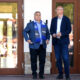 JANOSZ SZEMBERY Janos Zemberi predsednik TSC akademije i VIKTOR ORBAN predsednik Madjarske otvaranje TSC fudbalske akademije Backa Topola, 27.09.2018. godine Foto: Marko Metlas Fudbal, TSC akademija, Otvaranje