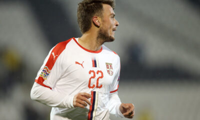 ADEM LJAJIC fudbaler reprezentacije Srbije na utakmici UEFA Lige nacija protiv Litvanije na stadionu Partizana, Beograd 20.11.2018. godine Foto: Marko Metlas Fudbal, Reprezentacija, Srbija, Litvanija, UEFA Liga nacija