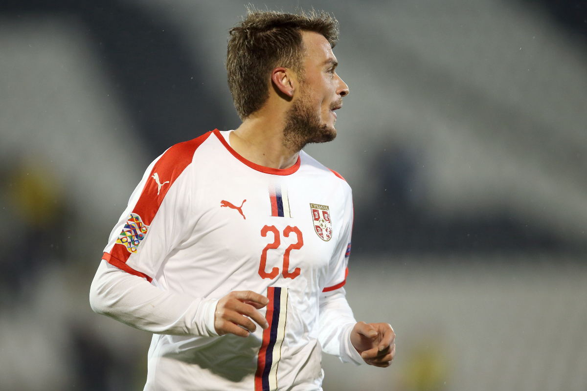ADEM LJAJIC fudbaler reprezentacije Srbije na utakmici UEFA Lige nacija protiv Litvanije na stadionu Partizana, Beograd 20.11.2018. godine Foto: Marko Metlas Fudbal, Reprezentacija, Srbija, Litvanija, UEFA Liga nacija