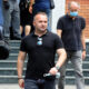 OGNJEN KOROMAN, na sahrani Ilija Petkovic, u aleji velikana na Novom groblju. Beograd, 02.07.2020.