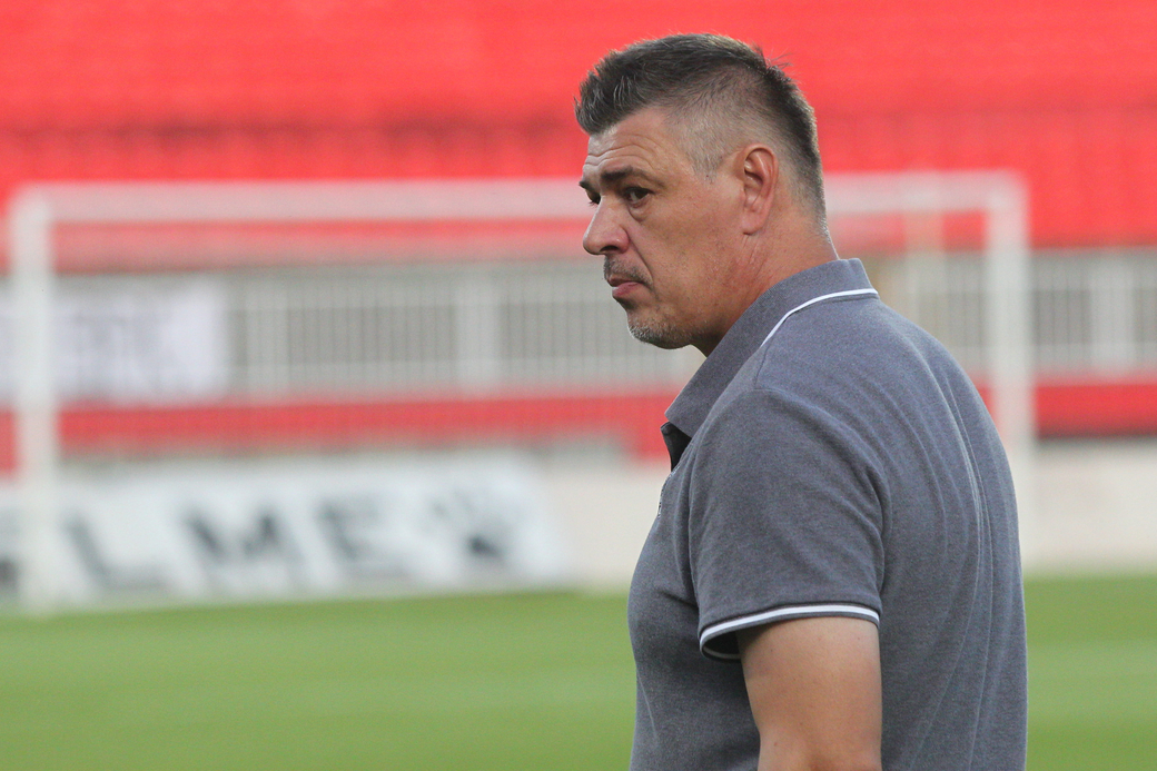 SAVO MILOSEVIC trener fudbalera Partizana na utakmici Superlige Prvenstva Srbije protiv Vojvodine Novi Sad na stadionu Karadjordje, Novi Sad 30.08.2020. godine Foto: Marko Metlas Fudbal, Partizan, Superliga Prvenstvo Srbije, Vojvodina Novi Sad