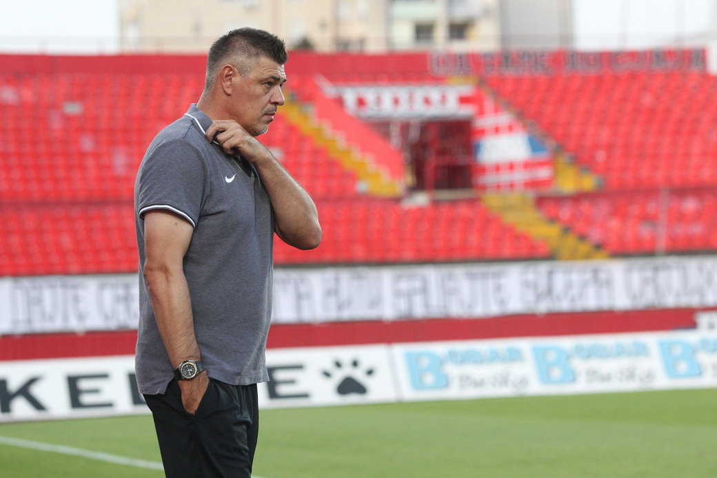 SAVO MILOSEVIC trener fudbalera Partizana na utakmici Superlige Prvenstva Srbije protiv Vojvodine Novi Sad na stadionu Karadjordje, Novi Sad 30.08.2020. godine Foto: Marko Metlas Fudbal, Partizan, Superliga Prvenstvo Srbije, Vojvodina Novi Sad