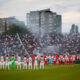 Fudbaleri Partizana na utakmici Super Lige Srbije protiv Crvene Zvezde na stadionu Partizana, Beograd 19.09.2021. godine Foto: Ivica Veselinov / MN PRESS FOOTBALL, FUDBAL, SUPERLIGA SRBIJE, PRVENSTVO SRBIJE, LINGLONG LIGA, PARTIZAN, CRVENA ZVEZDA, DERBI