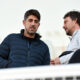 VELJKO PAUNOVIC, bivsi selektor mladih fudbalera Srbije, i ALEKSANDAR JOVIC, trener mladih fudbalera Srbije U19, na utakmici kvalifikacija protiv Severne Makedonije U21, na stadionu TC Stadion Vozdovac. Beograd, 24.03.2022. foto: Nebojsa Parausic Fudbal, UEFA Kvalifikacije za Evropsko prvenstvo U21, Srbija, Severna Makedonija