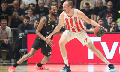 DEJAN DAVIDOVAC kosarkas Crvene zvezde na utakmici finala Jadranske ABA lige protiv Parizana u hali Aleksandar Nikolic Pionir, Beograd 01.06.2022. godine Foto: Marko Metlas Kosarka, Crvena zvezda, Jadranska ABA liga, Partizan