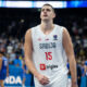 NIKOLA JOKIC kosarkas reprezentacije Srbije na utakmici FIBA Evropskog prvenstva protiv Italije u Mercedes Benc areni, Berlin 11.09.2022. godine Foto: TW/ MN PRESS Kosarka, Srbija, FIBA Evropsko prvenstvo, Italija