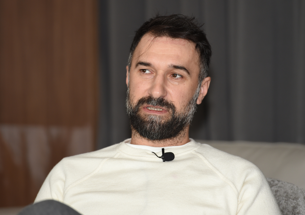 MIRKO VUCINIC, bivsi fudbaler Crne Gore, u hotelu Podgorica. Podgorica, 12.02.2023 foto: Nebojsa Parausic Fudbal, Crna Gora