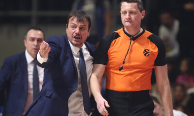 ERGIN ATAMAN trener kosarkasa Efesa na utakmici Evrolige protiv Crvene Zvezde u hali Aleksandar Nikolic, Beograd 08.03.2023. Foto: Ivica Veselinov / MN PRESS KOSARKA, BASKETBALL, EVROLIGA, EUROLEAGUE, CRVENA ZVEZDA, ANADOLU EFES ISTANBUL