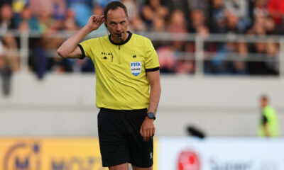 SRDJAN JOVANOVIC glavni sudija na prvenstvenoj utakmici TSC - Partizan, u TSC areni. Backa Topola, 01.05.2023. foto: MN Press / ms Fudbal, TSC, Partizan