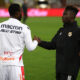 OSMAN BUKARI fudbaler Crvene Zvezde na utakmici finala Kupa Srbije protiv SAMUEL OWUSU Samjuel Ovusu iz Cukarickog na stadionu Rajko Mitic, Beograd 25.05.2023. godine Foto: Ivica Veselinov / MN PRESS FUDBAL, FOOTBALL, FK CRVENA ZVEZDA, CUKARICKI, KUP SRBIJE, NATIONAL CUP