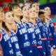 Kosarkasice reprezentacije Srbije, na utakmici FIBA Evropskog prvenstva 2023 protiv Madjarske, u hali Stozice. Ljubljana, 18.06.2023. foto: MN Press / sk Kosarka, Srbija, Madjarska, FIBA Evropsko prvenstvo, Zene