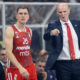 NEMANJA NEDOVIC i DUSKO IVANOVIC trener kosarkasa Crvene zvezde na utakmici finala Jadranske ABA lige protiv Partizana u hali Stark Beogradska arena, Beograd 22.06.2023. godine Foto: Marko Metlas Kosarka, Crvena zvezda, Finale, Jadranska ABA liga, Partizan