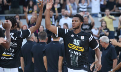 PJ DOZIER Pi Dzej Douzer kosarkas Partizana na prijateljskoj utakmici protiv Fuenlabrade na stadioju Tasmajdan, Beograd 13.09.2023. godine Foto: Marko Metlas Kosarka, Partizan, Prijateljska utakmica, Fuenlabrada
