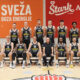 MATEUSZ PONITKA Mateus Ponitka, ALEN SMAILAGIC, FRANK KAMINSKY Frenk Kaminski, BALSA KOPRIVICA, TRISTAN VUKCEVIC, ZACH LEDAY Zek Ledej, UROS TRIFUNOVIC, OGNJEN JARAMAZ, JAMES NUNNALLY Dzejms Naneli, DANILO ANDJUSIC, ZELIMIR OBRADOVIC ZELJKO trener, KEVIN PUNTER Kevin Panter, ALEKSA AVRAMOVIC, PJ DOZIER Pi Dzej Douzer EKIPA kosarkasa Partizana na Media dej Evrolige u hali Stark Beogradska arena, Beograd 27.09.2023. godine Foto: Marko Metlas Kosarka, Partizan, Evroliga, Media day