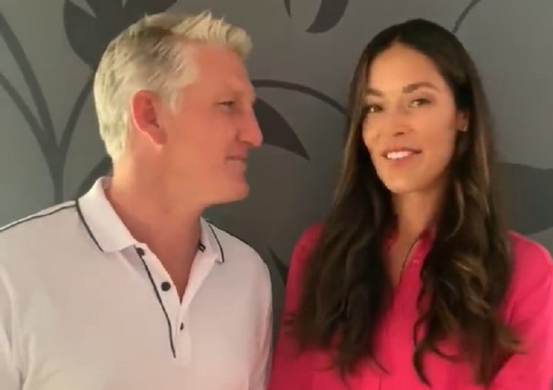 Ana Ivanović i Bastijan Švajnštajger uoči finala Mundobasketa