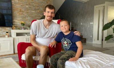 Boriša Simanić sa sinom Vladimira Štimca
