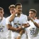 Mihajlo Ilić sa saigračima iz mlade reprezentacije slavi gol protiv Azerbejdžana u kvalifikacijama za Evropsko prvenstvo