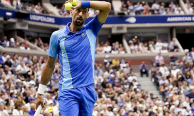 Novak Đoković tokom finala US opena 2023. protiv Danila Medvedeva