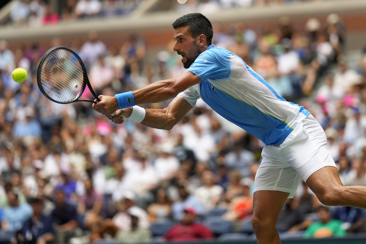 Novak Đoković protiv Tejlora Frica u četvrtfinalu US opena 2023. godine