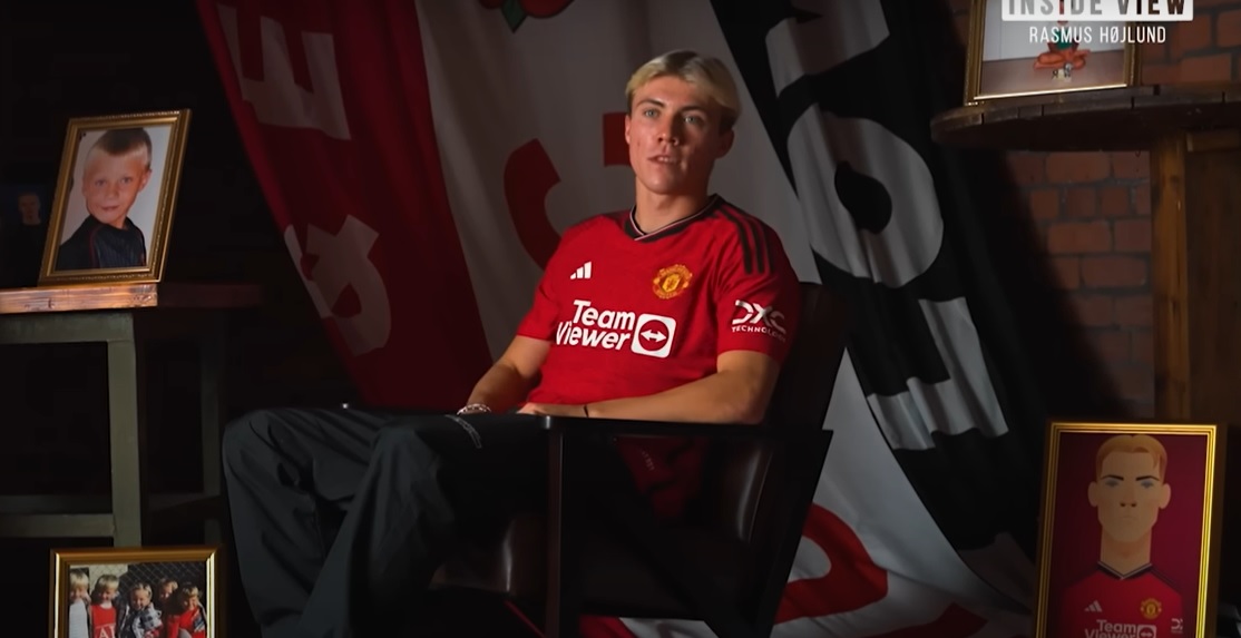 Rasmus Hojlund je od malih nogu znao da će jednog dana igrati za Mančester junajted