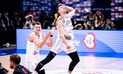 Košarkaš Srbije Aleksa Avramović na meču sa Kanadom