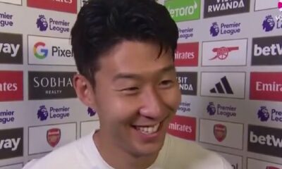 Hjung Min Son daje izjavu posle utakmice s Arsenalom