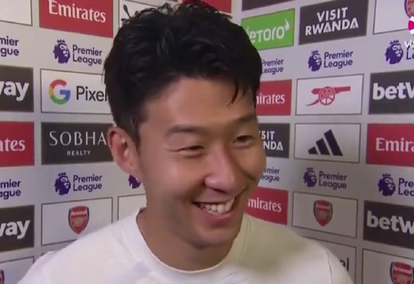 Hjung Min Son daje izjavu posle utakmice s Arsenalom