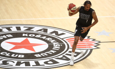 KEVIN PUNTER Kevin Panter kosarkas Partizana na okupljanju i treningu pred pocetak sezone u maloj sali Stark Arene, Beograd 28.08.2023. godine Foto: Ivica Veselinov / MN PRESS KOSARKA, BASKETBALL, KK PARTIZAN, TRENING