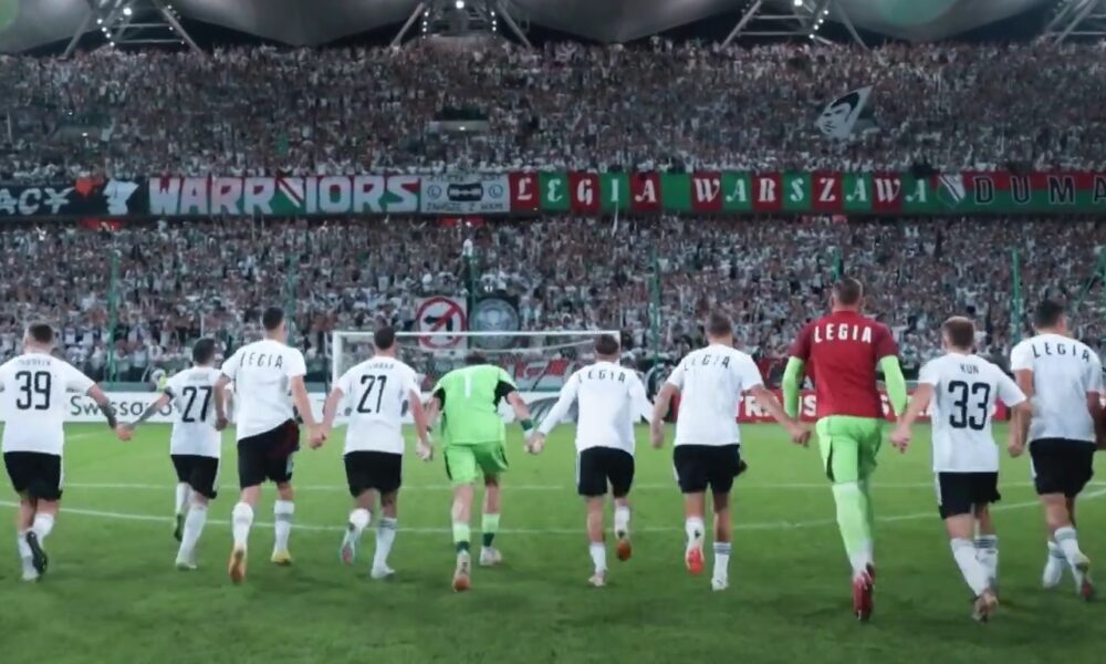 Igrači i navijači Legije iz Varšave