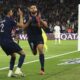 Ašraf Hakimi slavi gol PSŽ Marselj