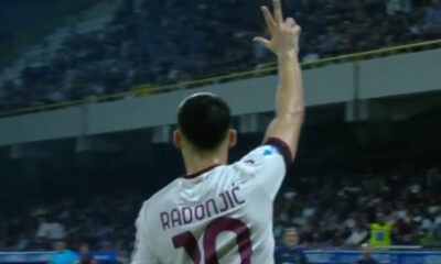 Nemanja Radonjić proslava gola protiv Salernitane
