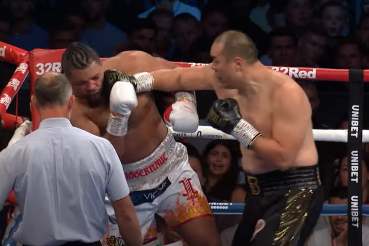 Žilei Žang, kineski bokser protiv Džoa Džojsa