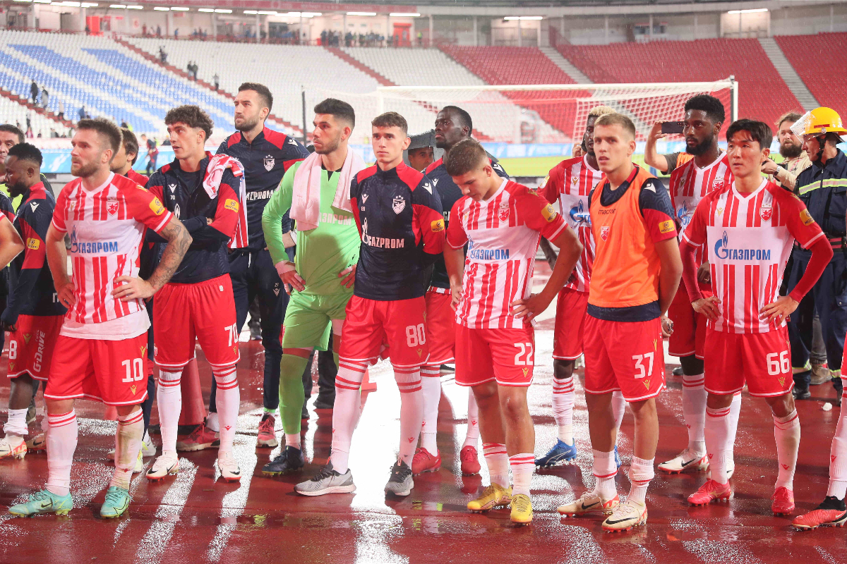 fudbaler Crvene zvezde na utakmici Superlige Prvenstva Srbije protiv Javora Ivanjica na stadionu Rajka Mitica, Beograd, 21.10.2023. godine Foto: Marko Metlas Fudbal, Crvena zvezda, Superliga Prvenstvo Srbije, Javor Ivanjica