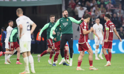 fudbaler reprezentacije Srbije na utakmici kvalifikacija za UEFA Evropsko prvenstvo 2024 godine protiv Madjarske na stadionu Ferenc Puskas, Budimpesta 14.10.2023. godine Foto: Marko Metlas Fudbal, Reprezentacija, Srbija, Madjarska, UEFA Evropsko prvenstvo, EURO 2024