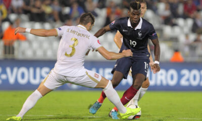 PAUL POGBA Pol Pogba fudbaler reprezentacije Francuske na prijateljskoj utakmici kvalifikacija za UEFA Evropsko prvenstvo protiv Srbije na stadionu Partizana, Beograd 07.09.2014. godine Foto: Marko Metlas Fudbal, Reprezentacija, Srbija, Francuska, Prijateljska utakmica