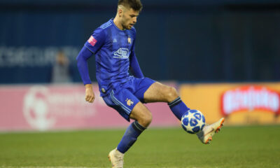 BRUNO PETKOVIC fudbaler Dinama Zagreb na utakmici Prvenstva Hrvatske Prve nogometne lige protiv Rudesa na stadionu Maksimir, Zagreb 02.02.2019. godine Foto: Marko Metlas Fudbal, Dinamo Zagreb, Prvenstvo Hrvatske, Prva nogometna liga, Rudes