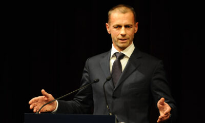 ALEKSANDAR CEFERIN, predsednik UEFA, na proslavi 100 godina FSS u Narodnom pozoristu. Beograd, 20.12.2019. foto: Nebojsa Parausic Fudbal, Srbija