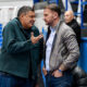 MISKO RAZNATOVIC i OSTOJA MIJAILOVIC na utakmici ABA lige izmedju Mega Mocarta i Partizana u Hali sportova Ranko Zeravica, Beograd 10.04.2022. godine Foto: Ivica Veselinov / MN PRESS KOSARKA, BASKETBALL, ABA LIGA, ABA LEAGUE, MEGA MOZZART, PARTIZAN