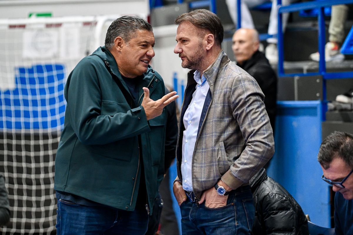 MISKO RAZNATOVIC i OSTOJA MIJAILOVIC na utakmici ABA lige izmedju Mega Mocarta i Partizana u Hali sportova Ranko Zeravica, Beograd 10.04.2022. godine Foto: Ivica Veselinov / MN PRESS KOSARKA, BASKETBALL, ABA LIGA, ABA LEAGUE, MEGA MOZZART, PARTIZAN