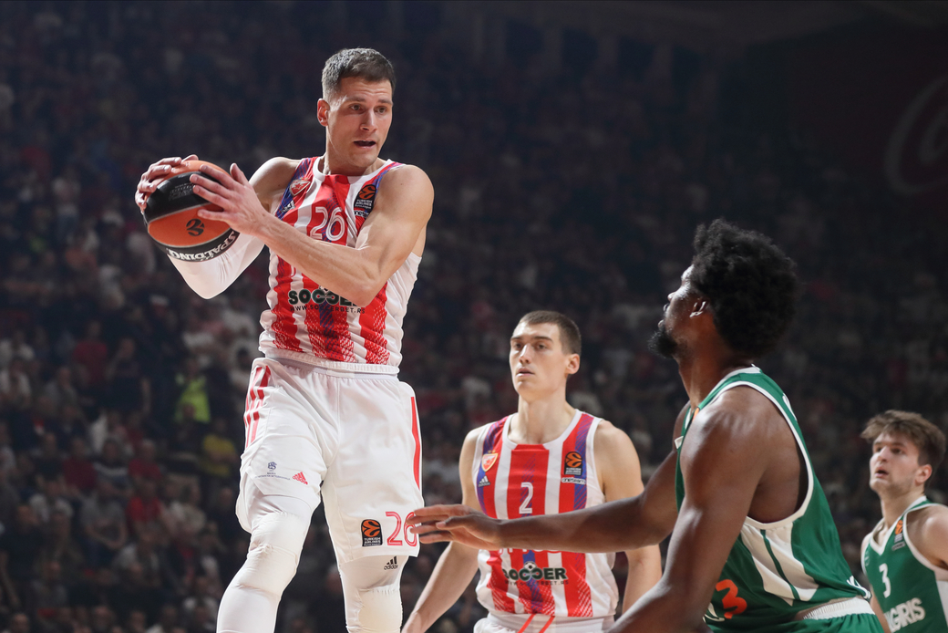 NEMANJA NEDOVIC kosarkas Crvene zvezde na utakmici Evrolige protiv Zalgirisa Kaunas u hali Aleksandar Nikolic Pionir, Beograd 13.12.2022. godine Foto: Marko Metlas Kosarka, Crvena zvezda, Evroliga, Zalgiris Kaunas
