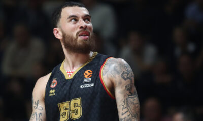 MIKE JAMES Majk Dzejms kosarkas Monaka na utakmici Evrolige protiv Crvene Zvezde u hali Aleksandar Nikolic, Beograd 12.01.2023. Foto: Ivica Veselinov / MN PRESS KOSARKA, BASKETBALL, EVROLIGA, EUROLEAGUE, CRVENA ZVEZDA, MONACO, MONAKO