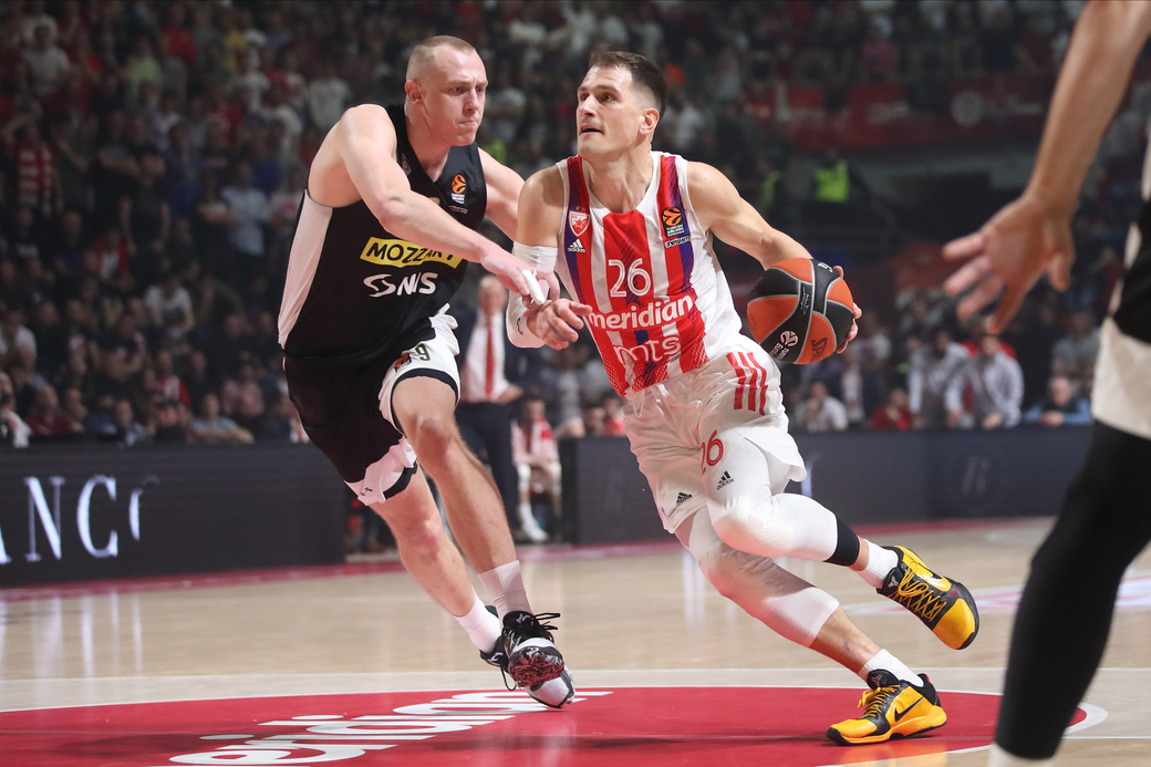 NEMANJA NEDOVIC kosarkas Crvene zvezde na utakmici Evrolige protiv Partizana u hali Aleksandar Nikolic Pionir, Beograd 27.01.2023. godine Foto: Marko Metlas Kosarka, Crvena zvezda, Evroliga, Partizan