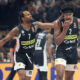 KEVIN PUNTER Kevin Panter i ZACH LEDAY Zek Ledej kosarkasi Partizana na utakmici Evrolige protiv LDLC Asvel Vilerbana u hali Stark Beogradska arena, Beograd 31.01.2023. godine Foto: Marko Metlas Kosarka, Partizan, Evroliga, LDLC Asvel Vlerban