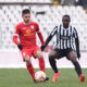 LUKA ZORIC, fudbaler Radnickog iz Kragujevca, na prvenstvenoj utakmici protiv Partizana, na stadionu JNA. Beograd, 27.02.2023. foto: Nebojsa Parausic Fudbal, Partizan, Radnicki 1923
